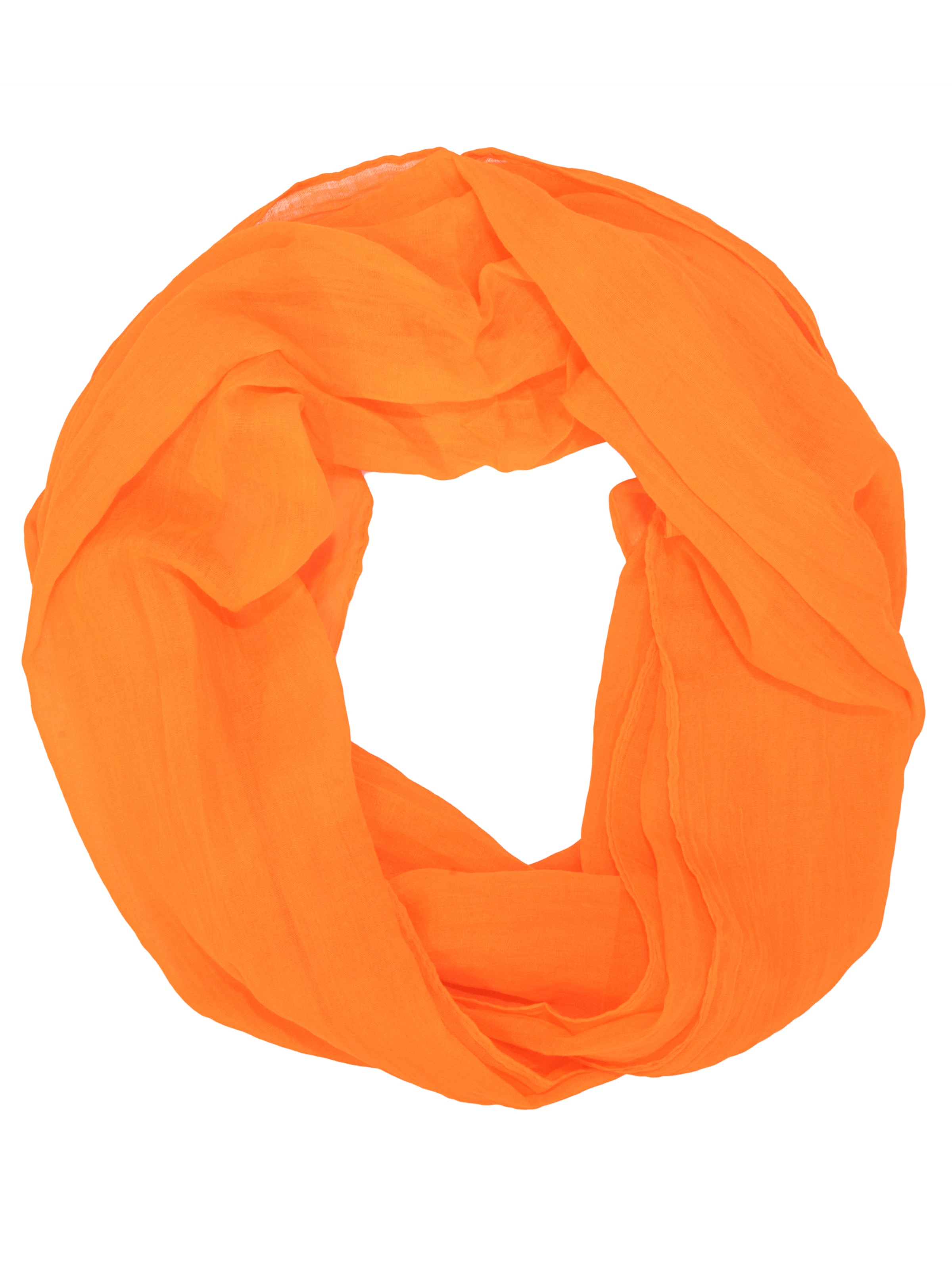 Écharpe tube Seasons of April en orange : devant