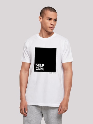 F4NT4STIC Shirt 'SELF CARE' in Weiß: predná strana