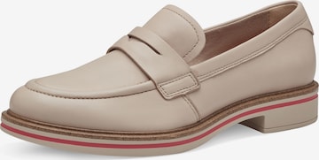 TAMARIS - Sapato Slip-on em bege: frente