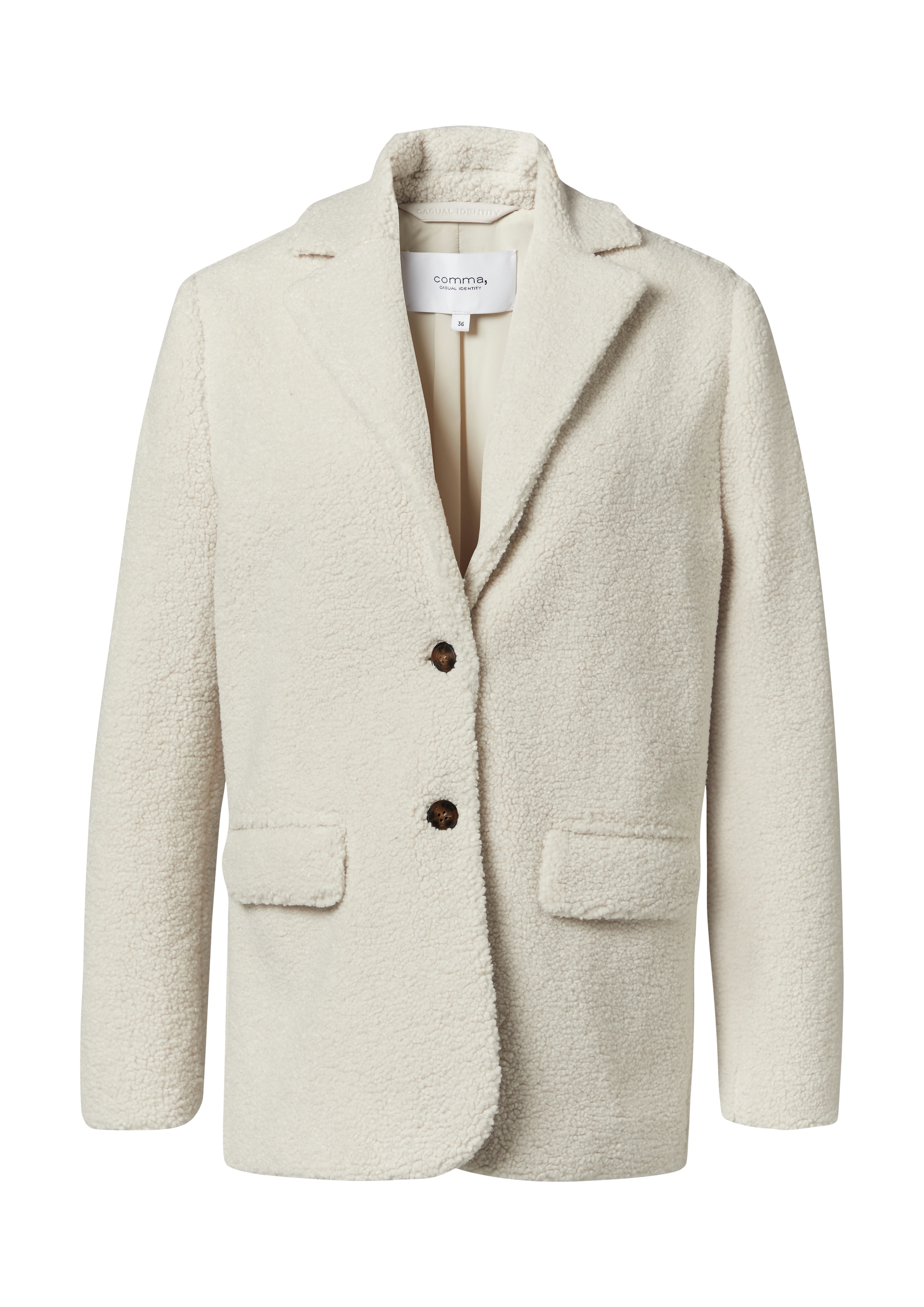 comma casual identity Blazers in Beige: voorkant