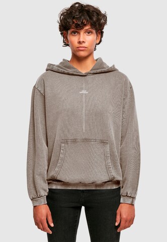 Merchcode Sweatshirt 'Think Different' in Grey: front