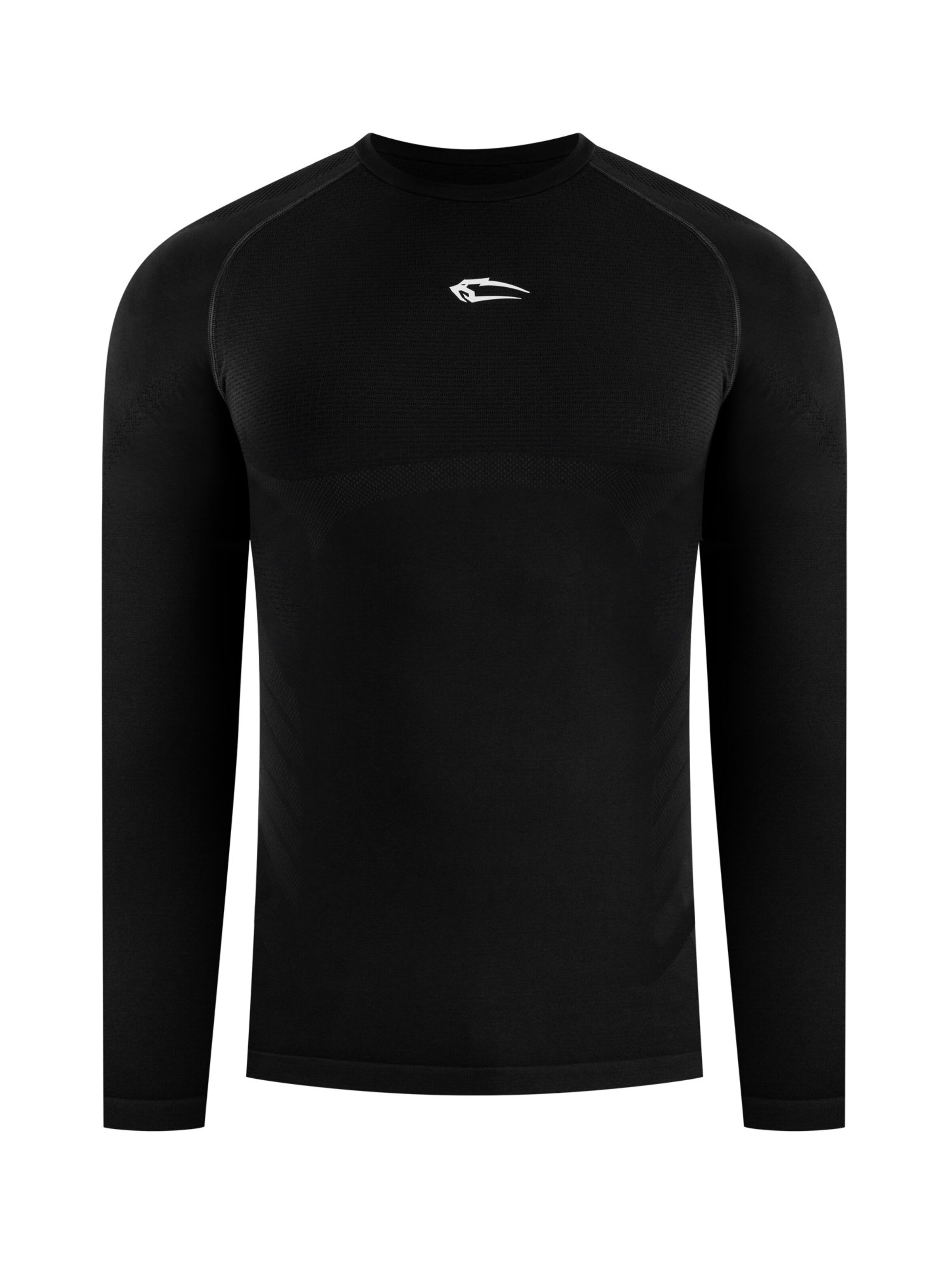 Smilodox Compression Longsleeve Carnos in Schwarz: Vorderseite