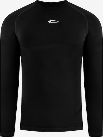 Smilodox Compression Longsleeve Carnos in Schwarz: Vorderseite