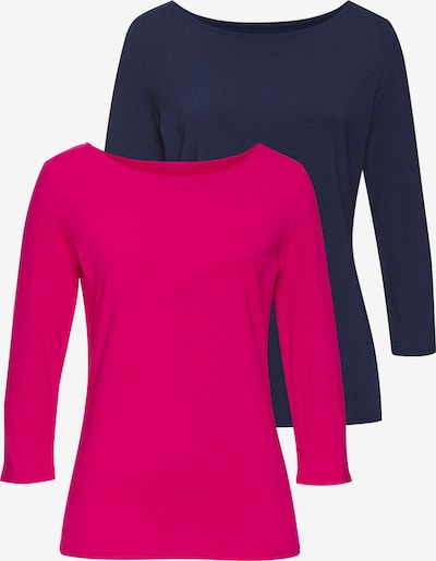 Marškinėliai iš LASCANA, spalva – tamsiai mėlyna / rožinė, Prekių apžvalga