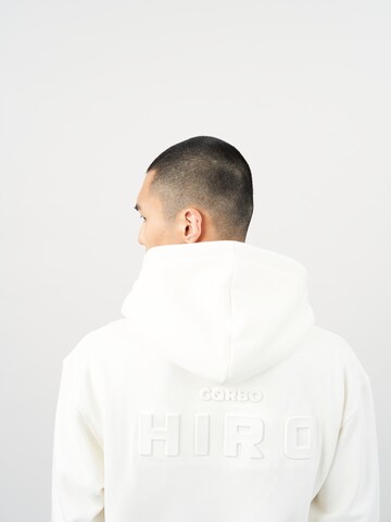 Cørbo Hiro Sweatshirt 'Takeschi' in Weiß
