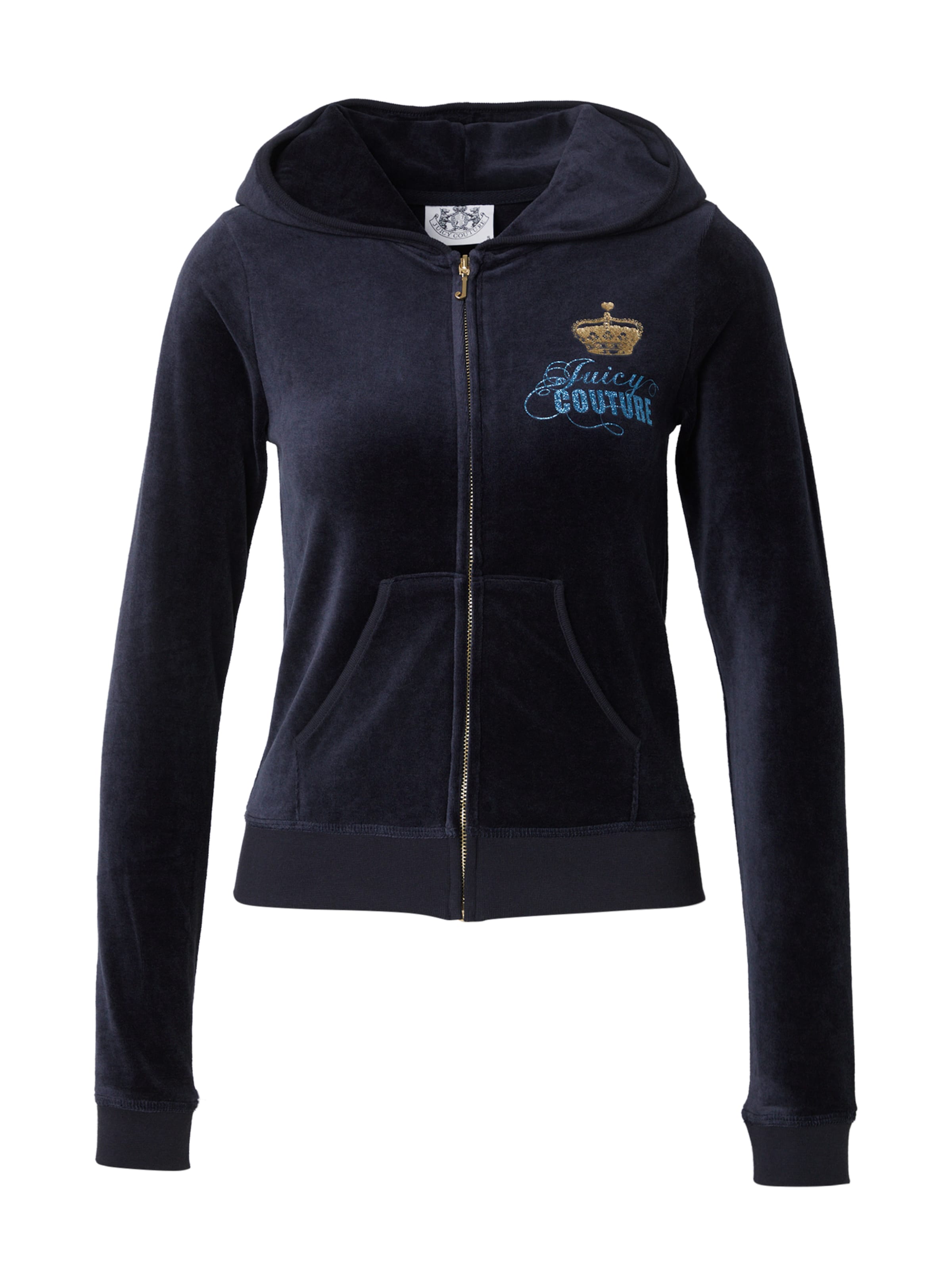 Juicy Couture Bluza rozpinana 'HER MAJESTY ROBYN' w kolorze niebieski: przód