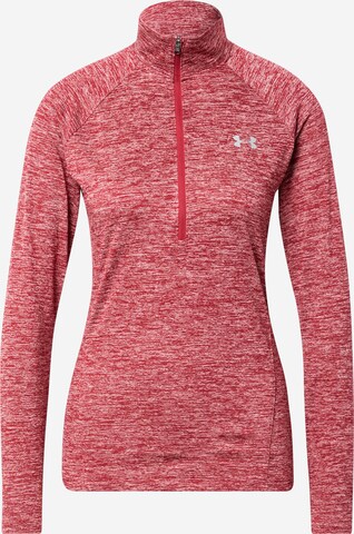 UNDER ARMOUR Funkční tričko – pink: přední strana