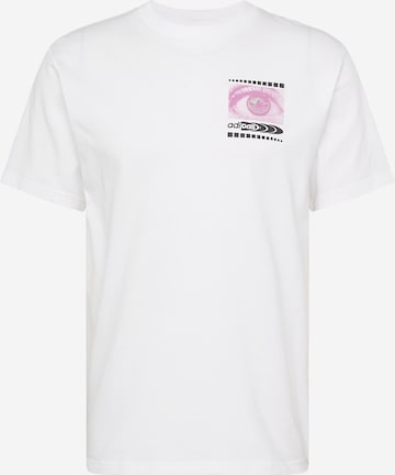 ADIDAS ORIGINALS - Camisa 'Hypersport Trefoil Vision' em branco: frente