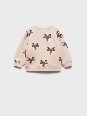MANGO KIDS Sweatshirt 'RENOAOP' in Beige