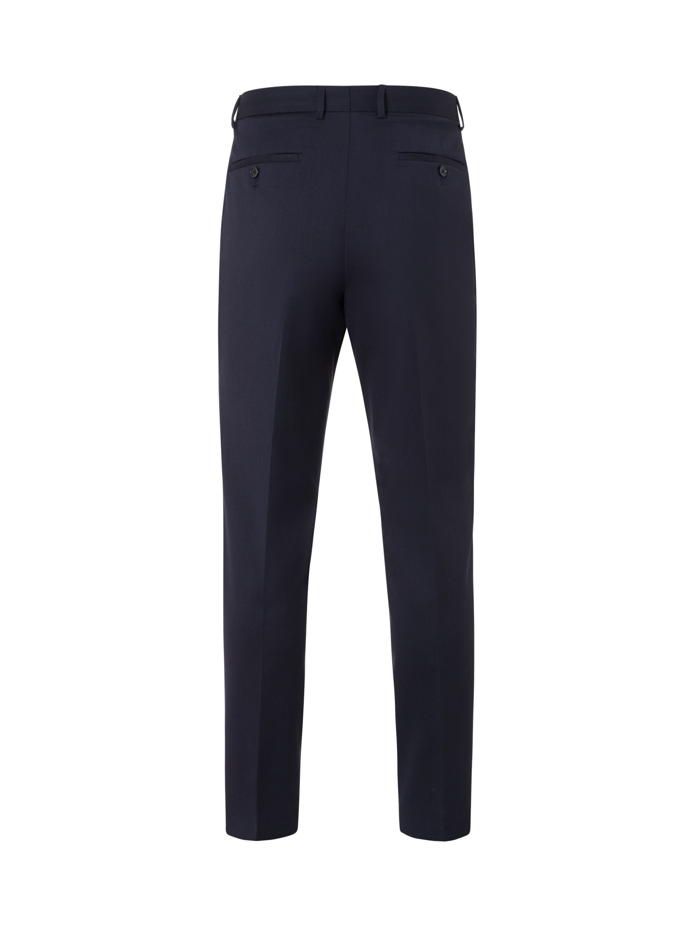 Thomas Goodwin Slim fit Pleated Pants in Blue