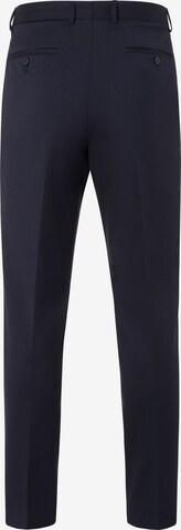 Thomas Goodwin Slim fit Pleated Pants in Blue