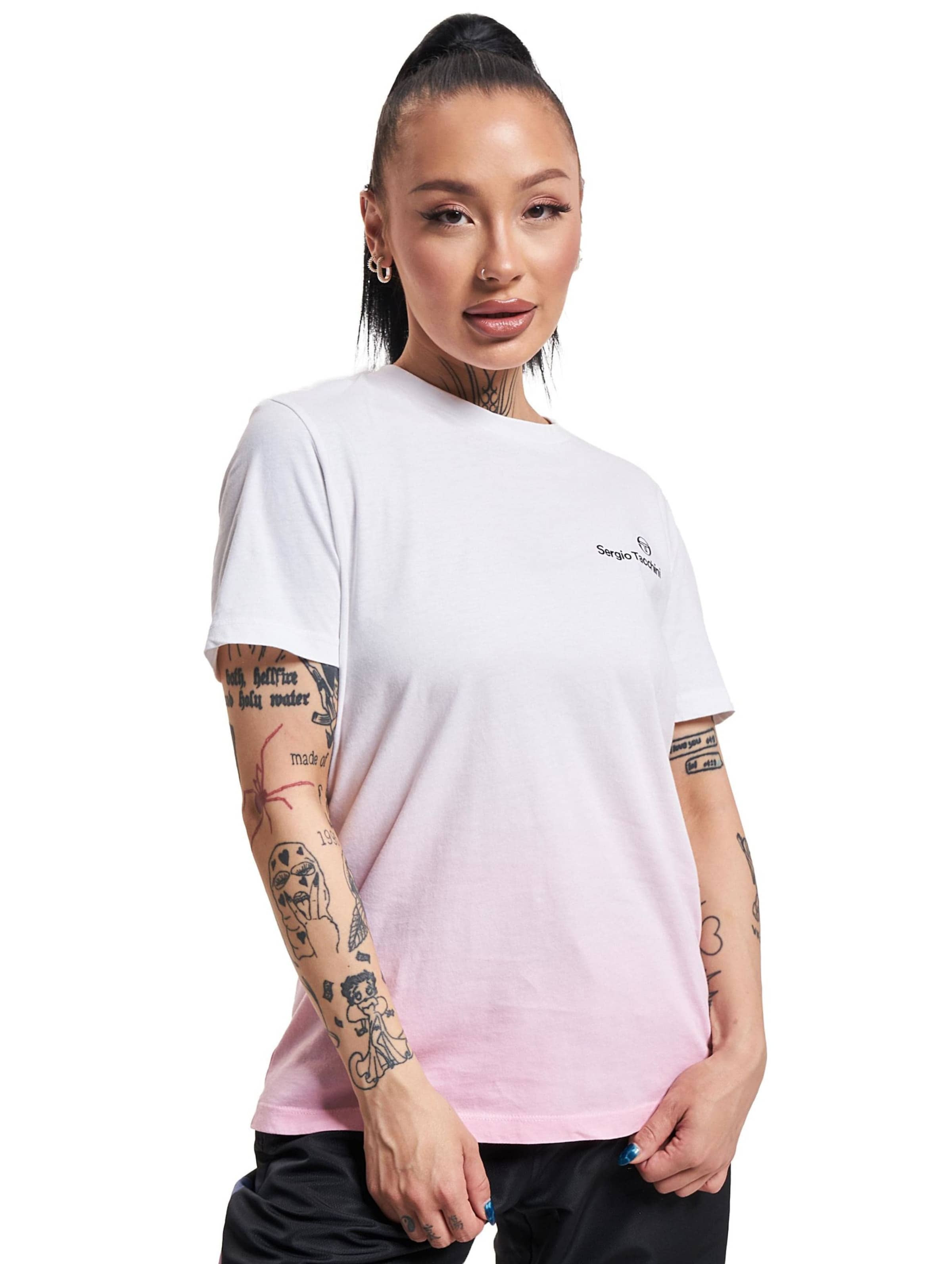 T-Shirt 'Sfumata' Sergio Tacchini en rose : devant