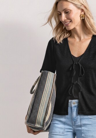 STREET ONE Knit Cardigan in Black