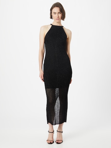 GUESS Knitted dress 'ALEXIE' in Black: front