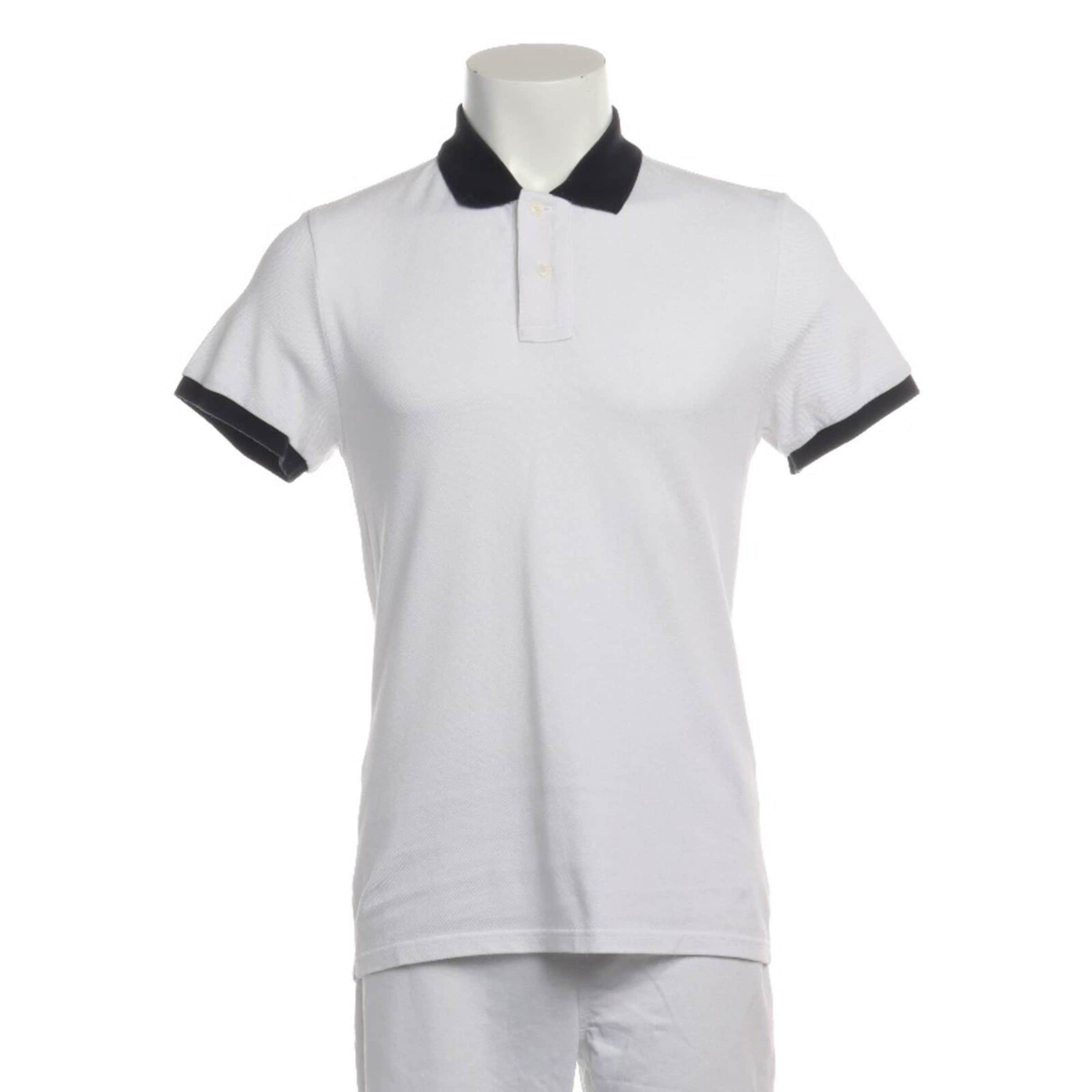 MONCLER Poloshirt in S in weiß, Produktansicht