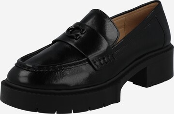 Mocassin COACH en noir : devant