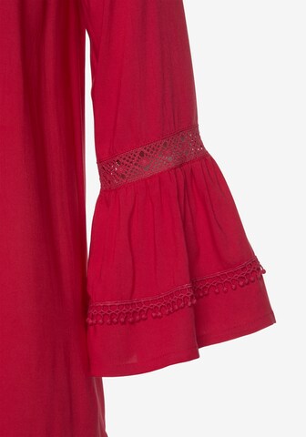 LASCANA Καλοκαιρινό φόρεμα σε κόκκινο