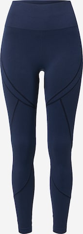 NU-IN Skinny Trousers in Blue: front