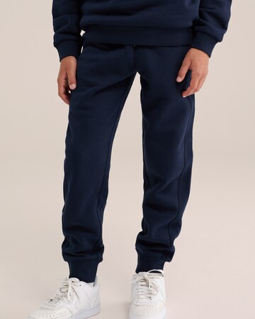 WE Fashion Tapered Nadrág - kék: elől