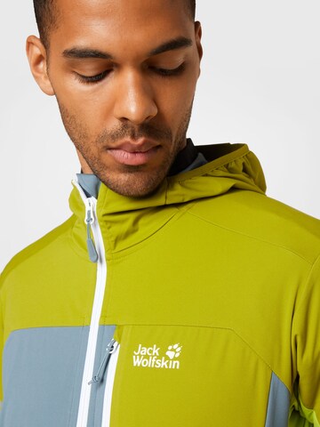 JACK WOLFSKIN - Casaco outdoor 'Eagle Peak II' em cinzento