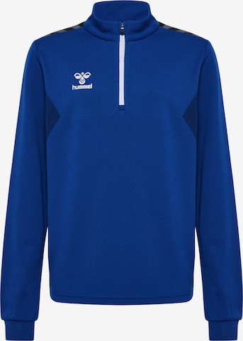 Hummel Athletic Sweatshirt in Blue: front