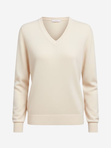 Il Lanificio Sweater in White: front