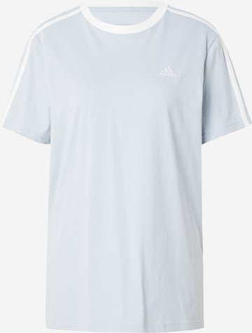 ADIDAS SPORTSWEAR Λειτουργικό μπλουζάκι 'Essentials 3-Stripes' σε μπλε: μπροστά
