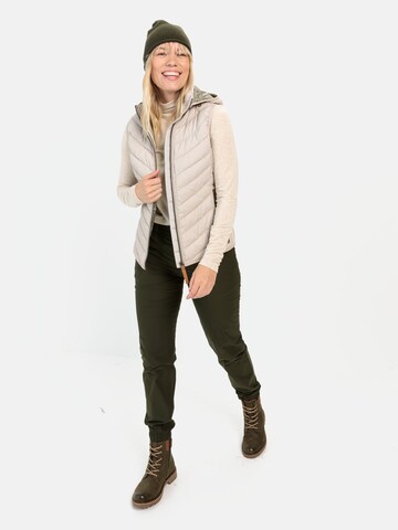 CAMEL ACTIVE Vest in Beige: front