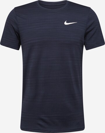 T-Shirt fonctionnel 'Superset' NIKE en bleu : devant