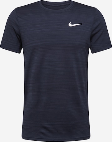 NIKE Performance shirt 'Superset' in Blue: front