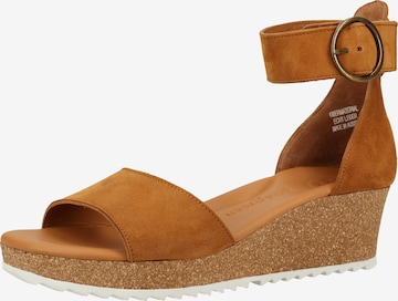 Paul Green Sandals in Brown: front