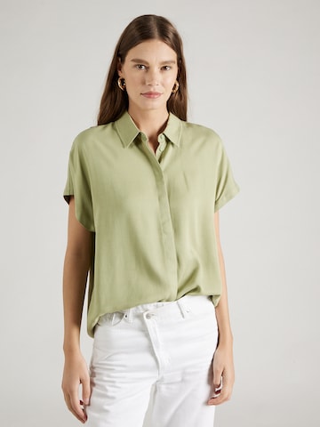 ARMEDANGELS Blouse 'Larisaana' in Groen: voorkant