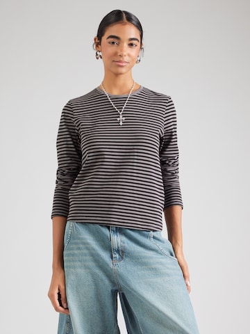 T-shirt WEEKDAY en gris : devant