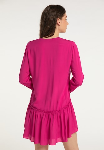 IZIA - Vestido camisero en rosa