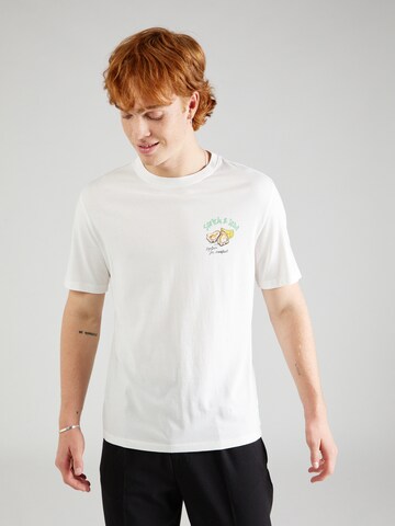 T-Shirt SCOTCH & SODA en blanc : devant