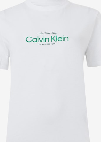 Calvin Klein JeansMajica 'CLASSIC NYC' - bijela boja: prednji dio