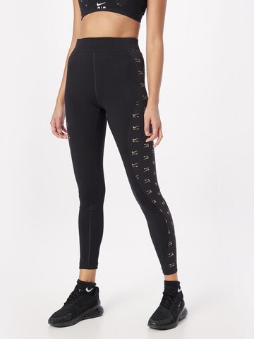 Nike Sportswear Skinny Leggings in Zwart: voorkant