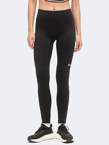 Skinny Pantalon de sport UNDER ARMOUR en noir : devant