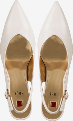 Högl Slingback Pumps 'BOULEVARD' in White