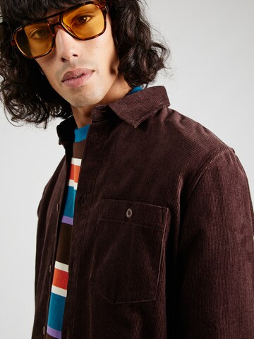 MELA Regular fit Button Up Shirt 'NIMIT' in Brown