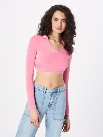 NLY by Nelly Shirt in Roze: voorkant