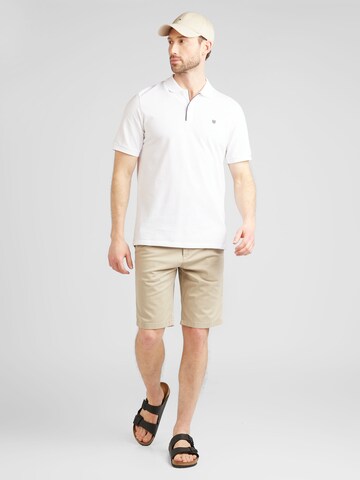 JACK & JONES Tričko 'SAINZ' - biela