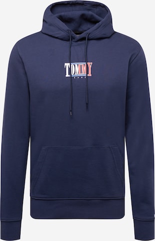 Sweat-shirt Tommy Jeans en bleu : devant