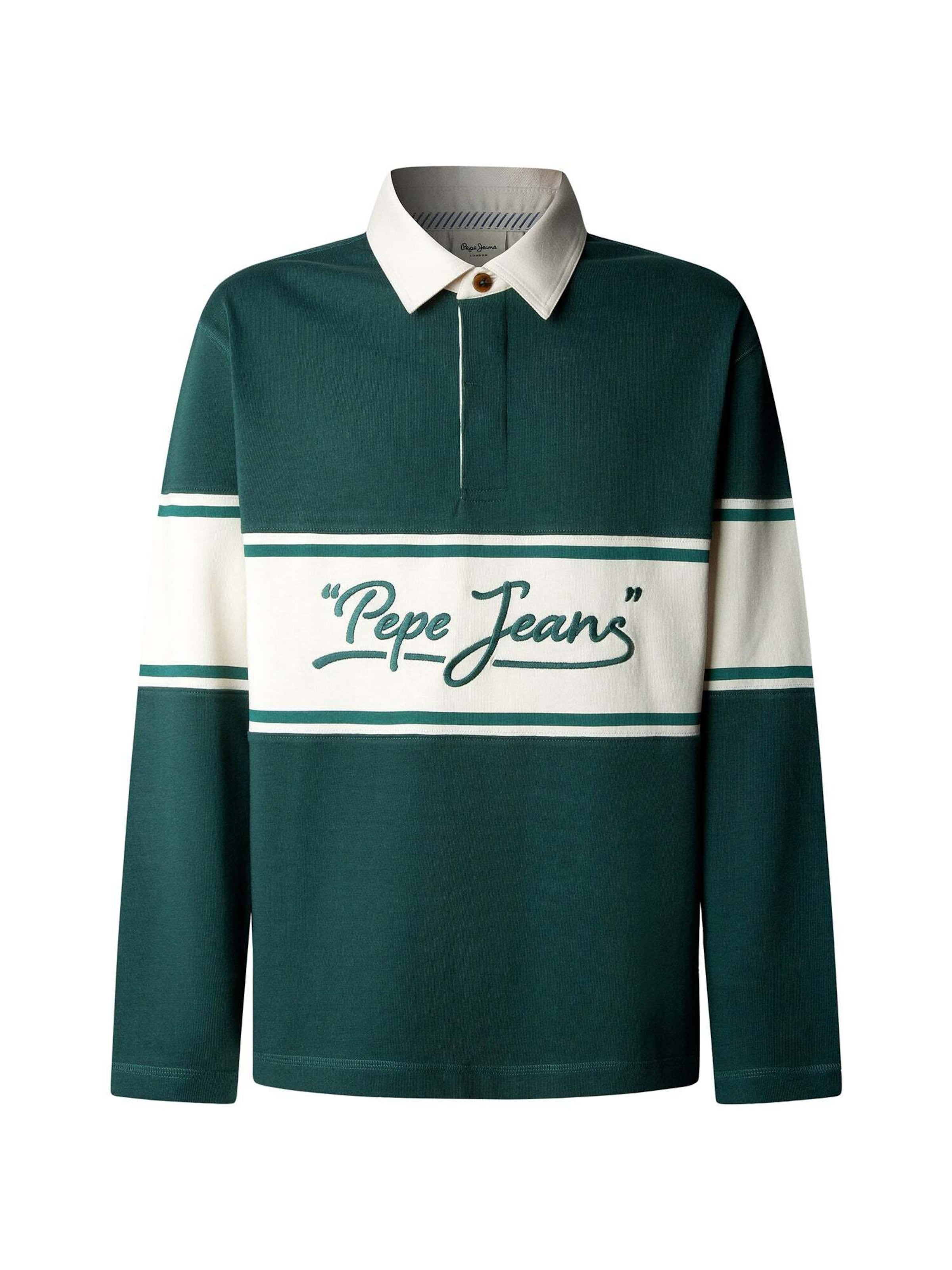 Pepe Jeans Shirt 'Mateo' in Groen: voorkant