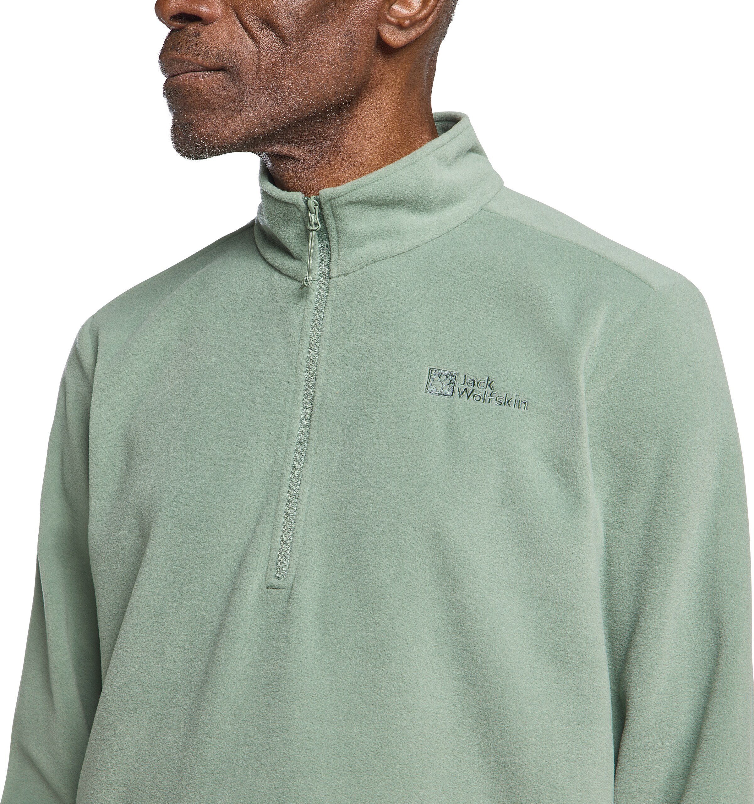 JACK WOLFSKIN Sports sweater 'Taunus' in Green