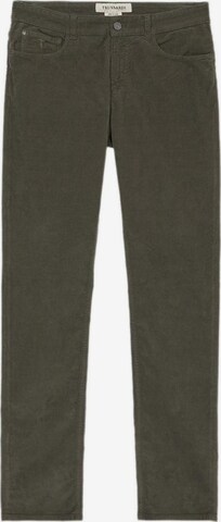 Trussardi - Slimfit Pantalón en verde: frente