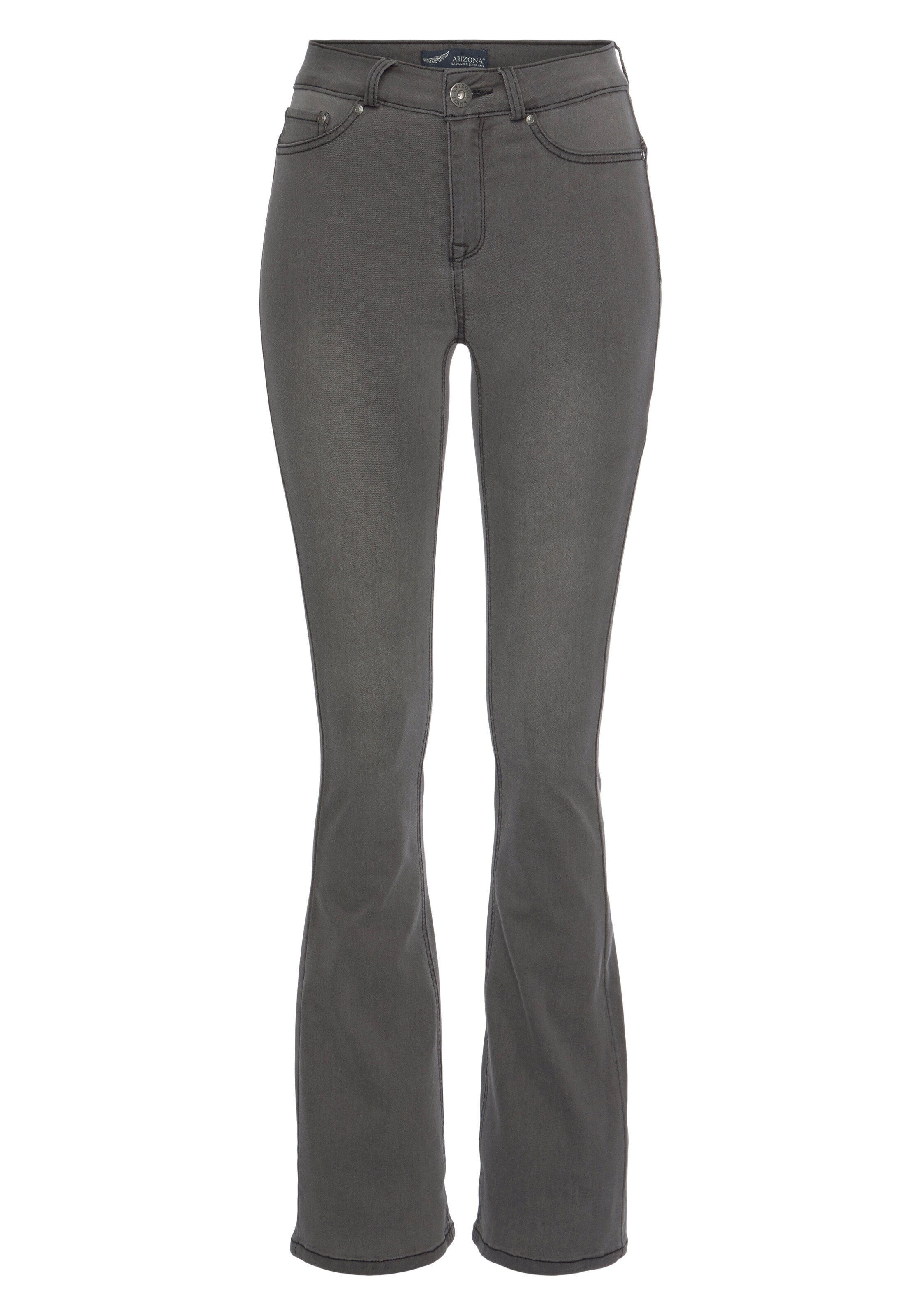 ARIZONA Flared Jeans in Grau: Vorderseite