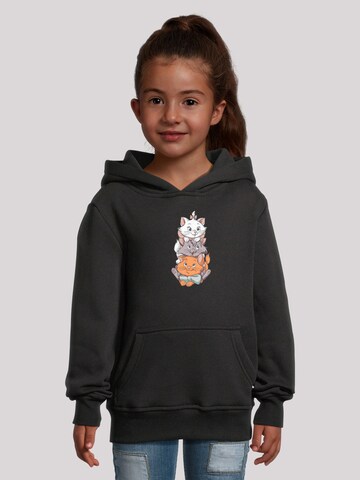 F4NT4STIC Sweatshirt 'Disney Aristocats Cute Kittens' in Zwart: voorkant