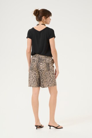 CULTURE Regular Shorts 'Halina' in Braun