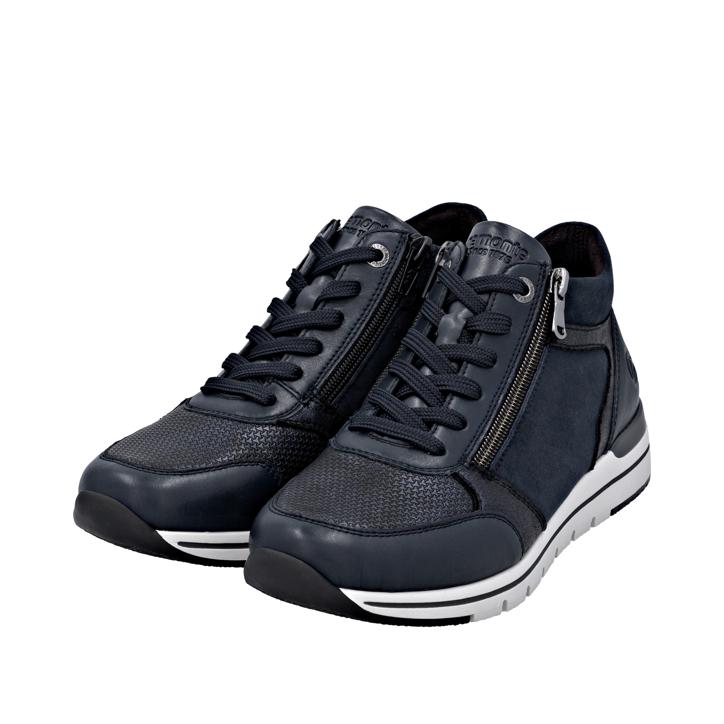 REMONTE Lace-up bootie in Blue